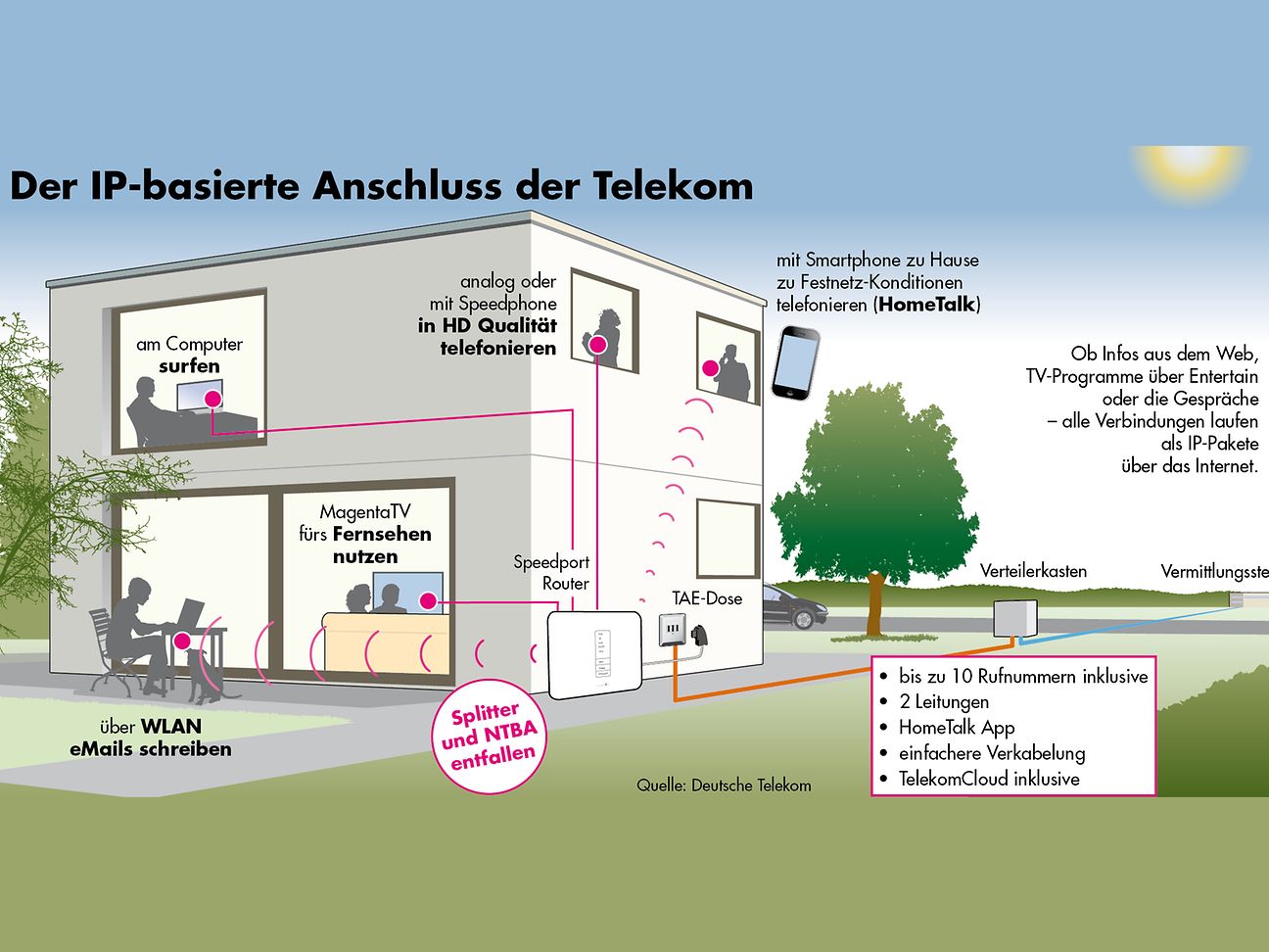 Grafik zum IP-Anschluss.