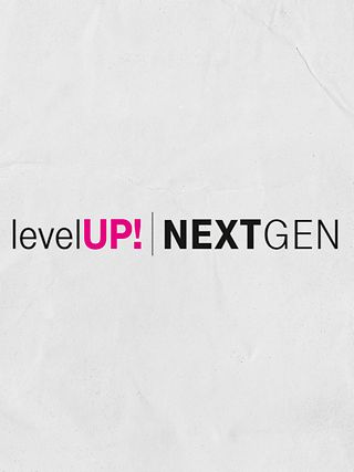“levelUP! NextGen” written on a gray background