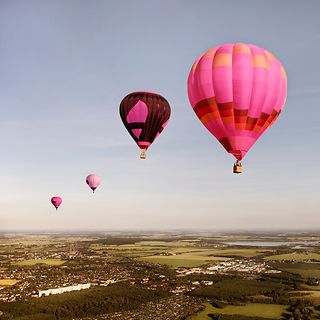 Ballons in the sky