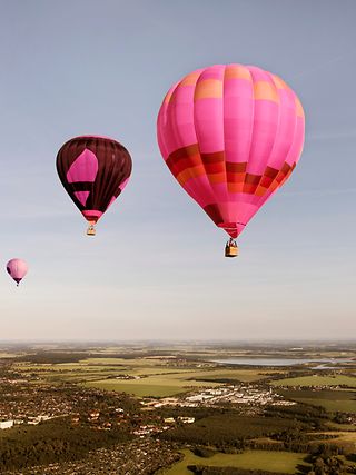 Ballons in the sky