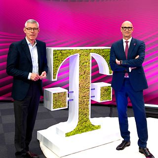  CFO Christian Illek (left) and CEO Tim Höttges.