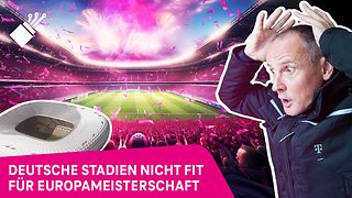 Thumbnail Video "Telekom bereitet Stadien für UEFA EM 2024™ vor."